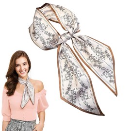 Elegant Simulated Silk Headscarves Scarves for Women | Versatile Purse Bag Accessories | Fashionable Wraps