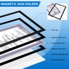 FACULX 20 Pieces Sign Holder 8 x 11.5inches, Self- Door