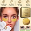 60Pcs YSHIGUING Gel Crystal Collagen Eye Pads, Hydrating Under Eye