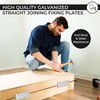 OMIDEAS 10 x Flat Joining Plates (80 x 40 x