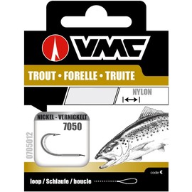 VMC Perfect Trout Tied Trout Hook 60 cm Leader Length, Hook Size: 8