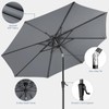 HOMSHADE 9ft Outdoor Patio Umbrella - Market Table Pool Deck