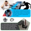 2026 Upgrade Anti-Theft Steel Neutral Cover Plate,Improved Adjustable Mount Hole,Fit