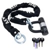 AKM Bike Lock Chain Lock 120cm/4ft Heavy Duty Durable 10mm