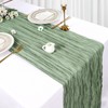 Sage Green Table Runner - 2 Pcs 10FT Gauze Cheesecloth