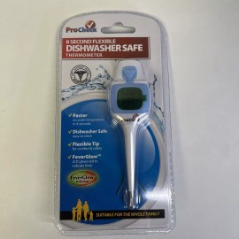 ProCheck Fever Glow 8-Second Thermometer | Dishwasher Safe Flexible Tip | New