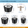 Vizava 4 Pack Rubber Pool Winter Plugs with One T-Handle