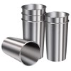 Ruisita 6 Pack 20 oz Stainless Steel Cups Metal Shatterproof