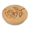 6Pcs Jar Wood Lid Set Easy to Clean Storage Jar