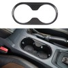 Aswalling Car Carbon Fiber ABS Gear Water Cup Frame Cover