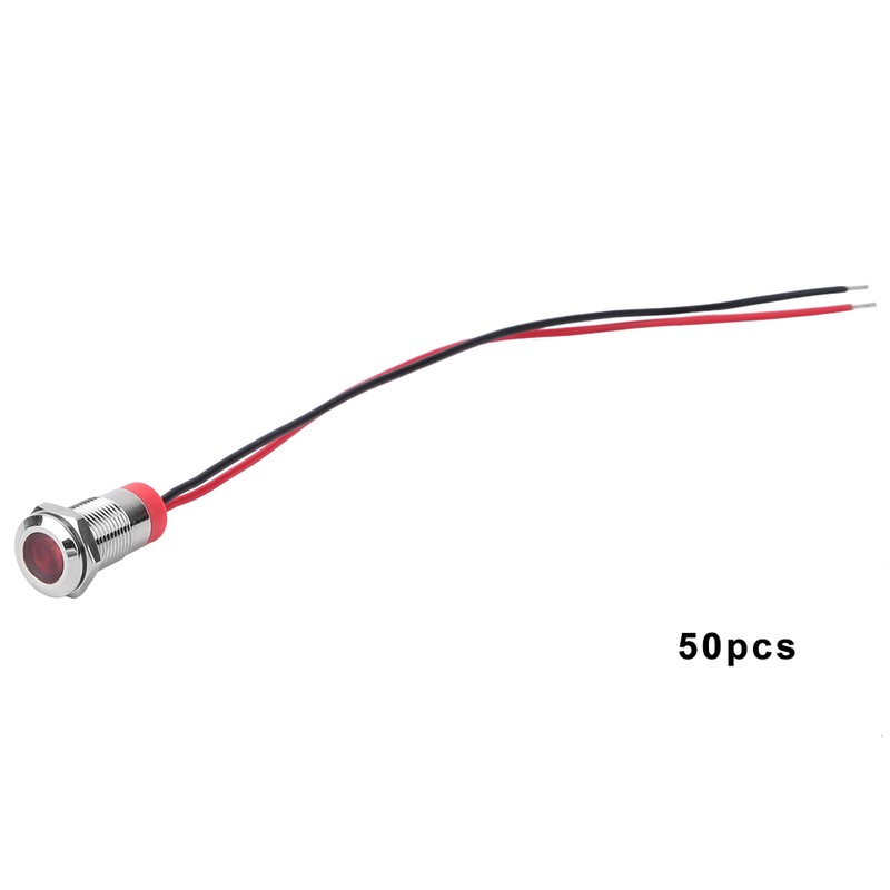 50pcs IP65 Waterproof BEM-10C High Quality Metal Warning LED Light