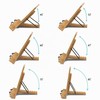 Leggio in legno, bookstand bambù, Lettura Supporto Notebook e ricettario