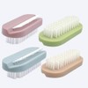 4-Pack Dual-Design Nail Brush – Angled & Flat Bristles for