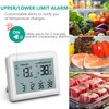 ORIA Digital Refrigerator Thermometer, Fridge Freezer Thermometer with 2 Sensors,