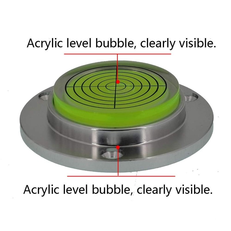 Metal Horizontal Bubble Cow Eye Level Universal Horizontal Bubble Flange