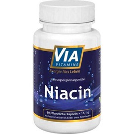 Niacin Vitamin B3, High Dosage, Vegan, Pure Natural, German Premium Quality