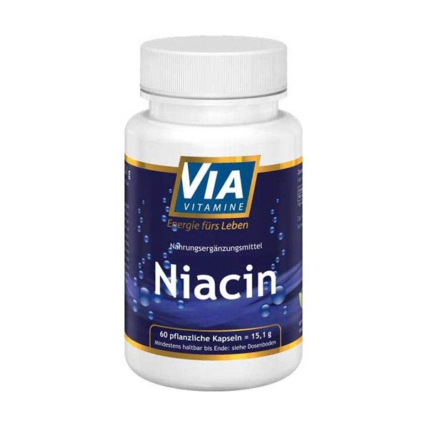 Niacin Vitamin B3, High Dosage, Vegan, Pure Natural, German Premium Quality