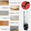 Ouliget Silent Rubber Caster,Mini Fixed Side Mounted Universal Wheel,Wooden Door