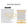 3/4 Inch Round x 32 Inch Length Staircase Deck Balusters