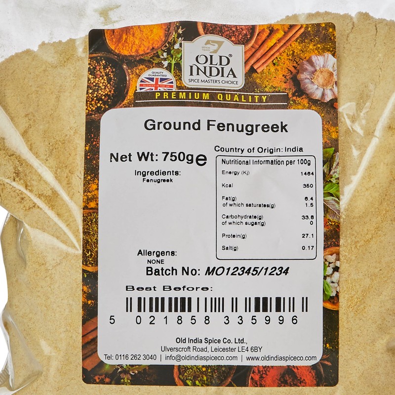 Old India Ground Fenugreek 750 g