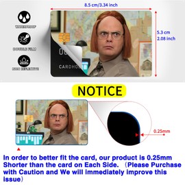 GTOTd Funny Meme Credit Card Sticker Skin (8Pcs) Gifts Merch Waterproof Decal for Covering Debit Card and Transportation Card Covering