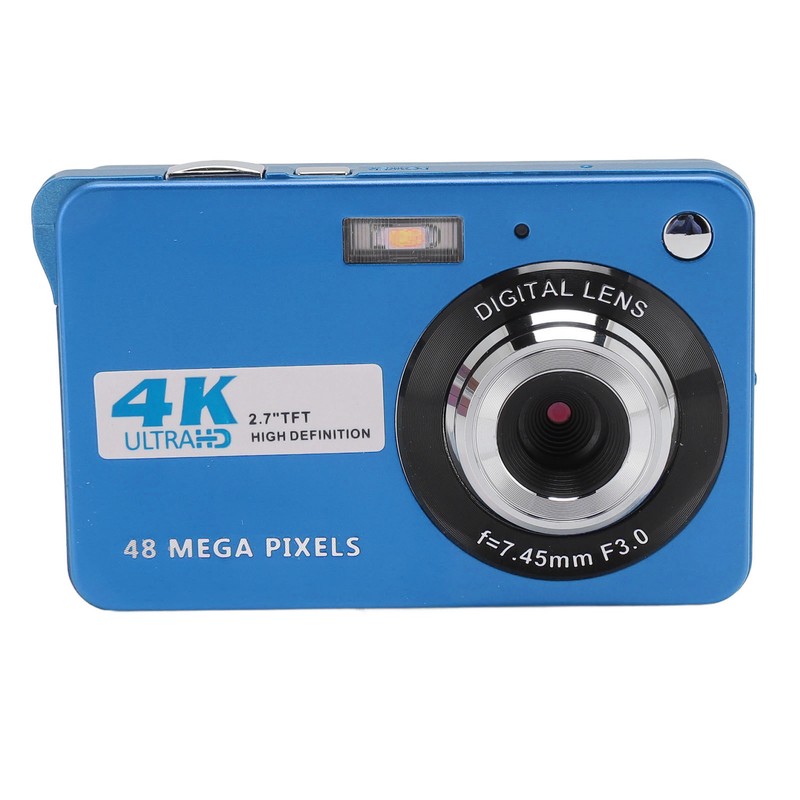 4K Digital Camera 48MP HD 2.7 Inch Screen 8X Zoom