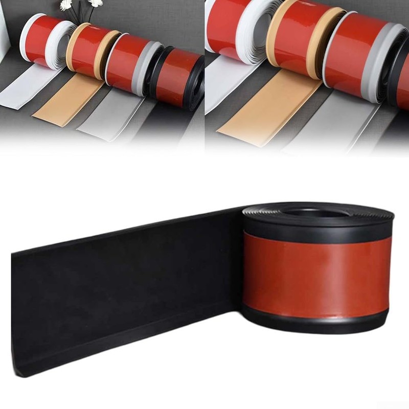 PVC Soft Skirting Board, 4 Meters Peel and Skirting Board