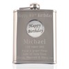 Engraved 80th Birthday Pewter Happy Birthday Feature Pocket Watch and