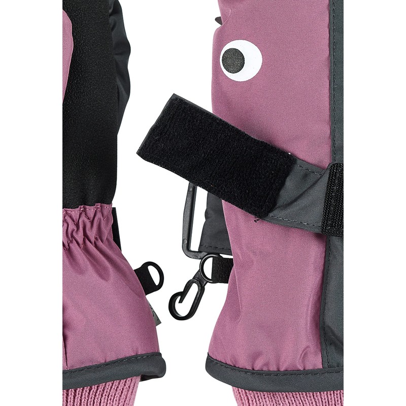 Sterntaler Unisex Children's Thumb, Knitted Cuff and Velcro Mittens, pink