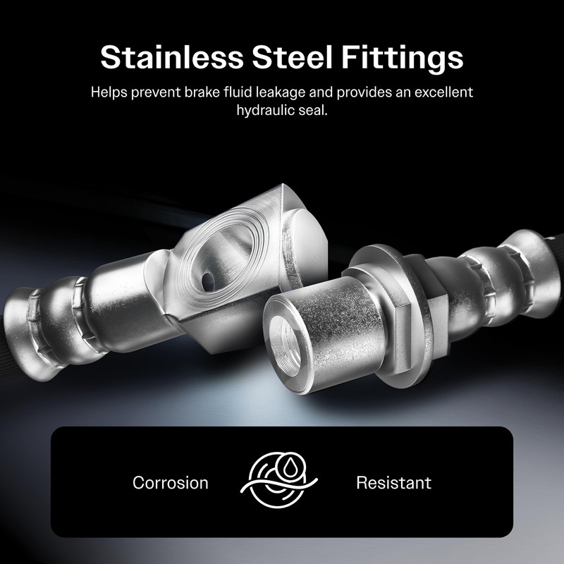 CMX Front Right (Passenger Side) Brake Hydraulic Hose 12-H380344 Replacement