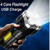 Voltstech Super Bright 4-LED Flashlights High Lumen, 1000LM Powerful Tactical