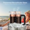 QUQIYSO French Press Coffee Maker 51oz 304 Stainless Steel French