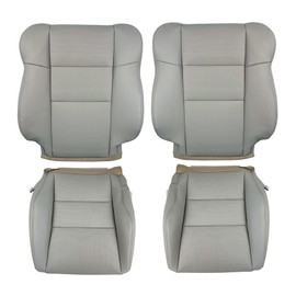 allwelll Replacement for 2007 2008-2012 Acura RDX Perforated Leather Seat Cover Gray (Driver & Passenger)