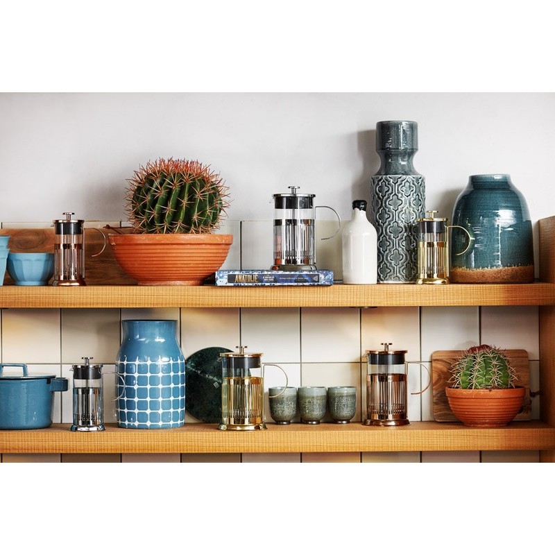 Leopold Vienna Coffee Maker Chrome, Silver, 800 ml