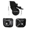 SHANOER 2 Pair Replacement Wheels for Luggage 360 Swivel Dual