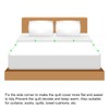 PATIKIL Duvet Cover Clips, 6 Pieces, No Pins, Plastic Duvet