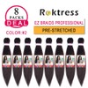 Pre Stretched Braiding Hair 20 Inch 8 Packs Long Braiding