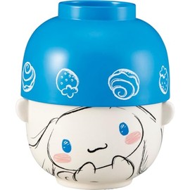 Sanrio SAN4642-2 Cinnamoroll Soup Bowl, Large Dinnerware Set, Approx. Diameter 4.3 x 2.8 inches (11 x 7 cm), Tableware, Miscellaneous Goods, Cinnamorol, Birthday Gift, Blue