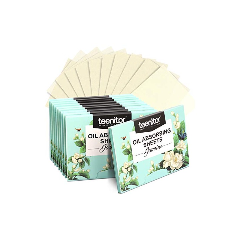 Teenitor Jasmine Blotting Sheets - 1000 Oil Absorbing Papers