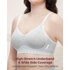 Momcozy Nursing Bras for Breastfeeding, Soft U.S. Cotton Seamless Maternity