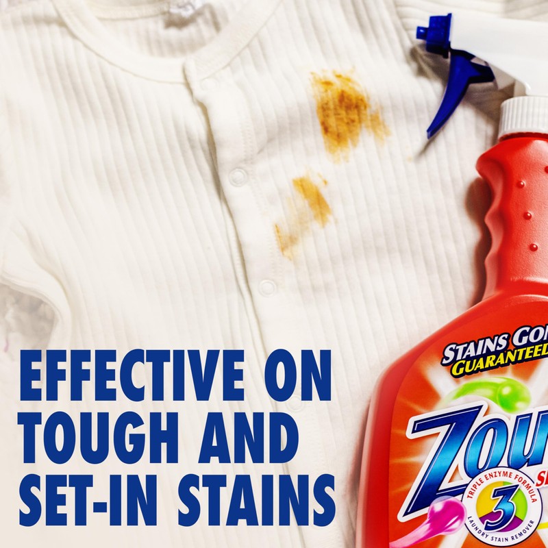 Zout Laundry Stain Remover Spray, Triple Enzyme Formula, 22 Ounce