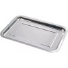 AJC Pack 2pz Charola Para Servir Y Cocinar Acero 26x19x2