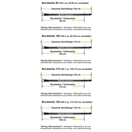 TigerTie High-Quality Stretch Belt with Stainless Steel Buckle and Genuine Leather Appliqué Belt Width 35 mm - Red - 110 Centimetres