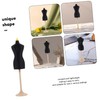 Totority Mini Dollhouse Mannequin OMG Doll Dress Display Support Portable