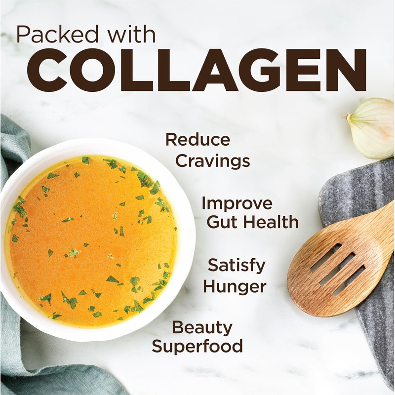 COUNTRY FARMS Skinny Broth 7-Day Plan, Instant Chicken Bone Broth,