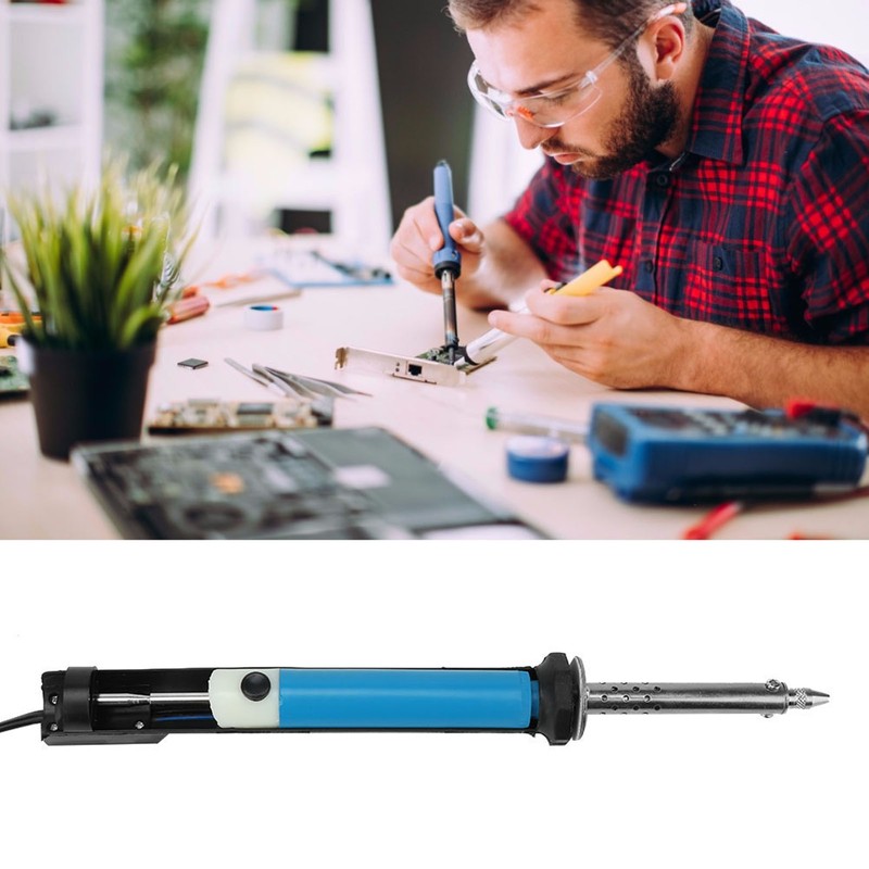 Electric Soldering Iron Tin Suction Sucker Pen Desoldering Soldering Tool