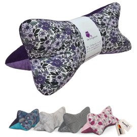 Leseknochen Wie bei Ami Nackenkissen bequem und waschbar! Handgestopft und genäht in Deutschland - Nutzbar als Nackenrolle Kissen Nackenrolle