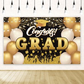 Graduation Decorations Class of 2025 Congratulations Congrats Grad Banner Graduation Banner 2024 Graduation Party Decorations