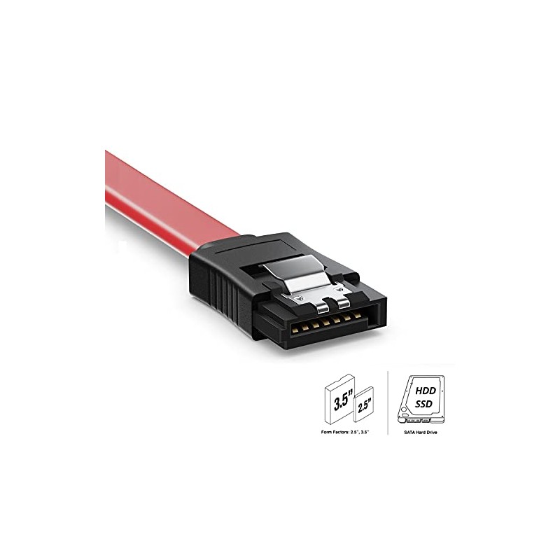 ewent Cable SATA III SPEED 6 Gbits with Metal Clips,
