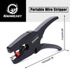 Wire Stripper, knoweasy Wire Stripper Tool with Cutter and 2